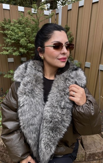 KÜRK DETAYLI PUFFY MODEL MONT