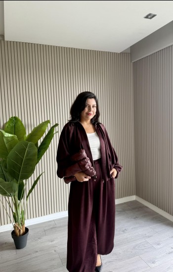 Mürdüm Şalvar Takım