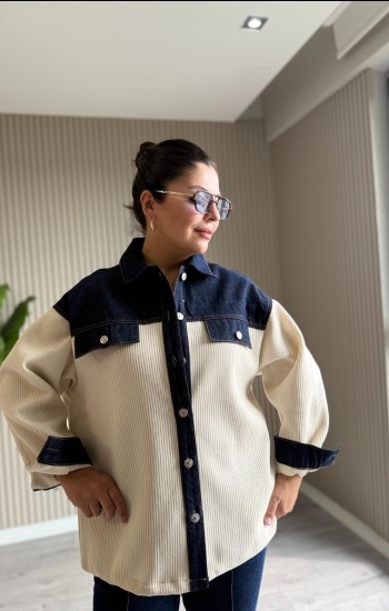 KOT GARNİLİ TRİKO CEKET